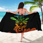 Seven Spiritual Chakras Print Beach Sarong Wrap