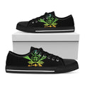 Seven Spiritual Chakras Print Black Low Top Sneakers