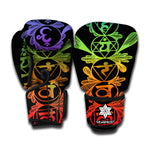 Seven Spiritual Chakras Print Boxing Gloves