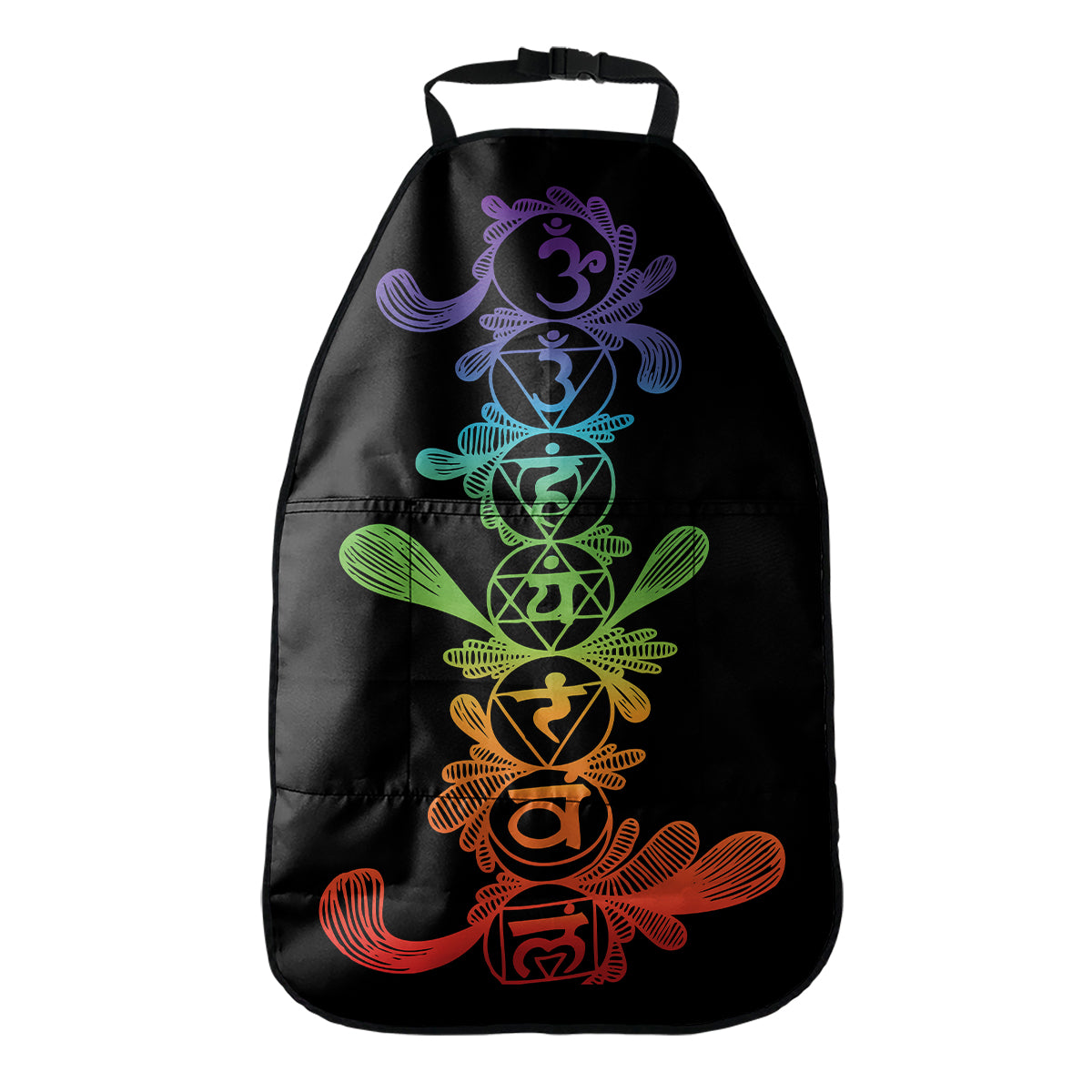Seven Spiritual Chakras Print Car Seat Organizers