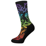 Seven Spiritual Chakras Print Crew Socks