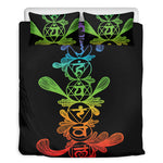 Seven Spiritual Chakras Print Duvet Cover Bedding Set