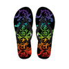 Seven Spiritual Chakras Print Flip Flops