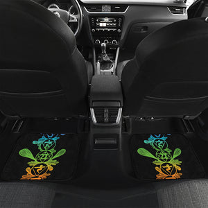 Seven Spiritual Chakras Print Front and Back Car Floor Mats