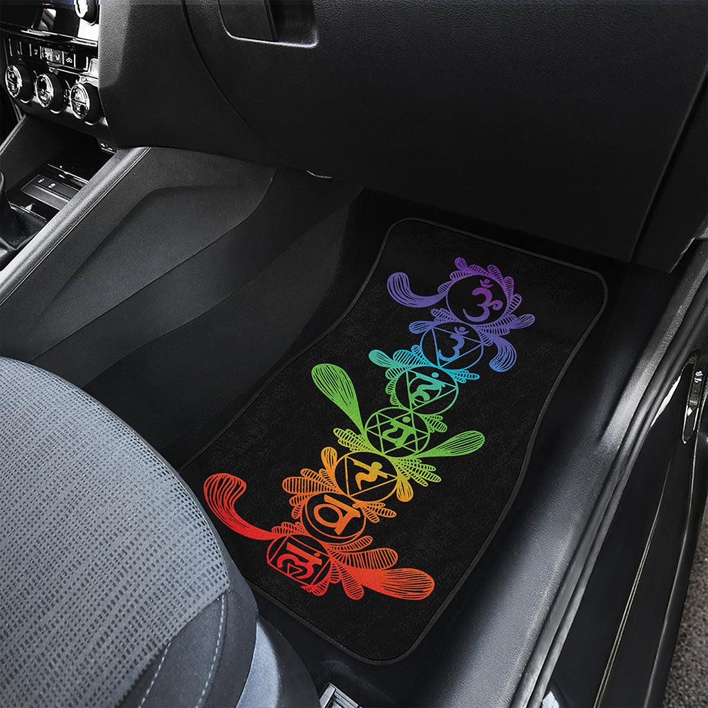 Seven Spiritual Chakras Print Front Car Floor Mats