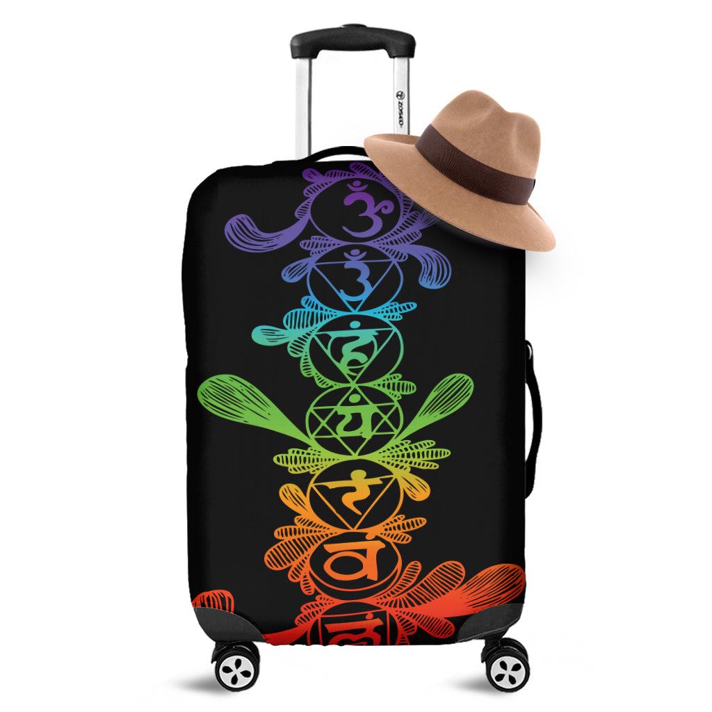 Seven Spiritual Chakras Print Luggage Cover