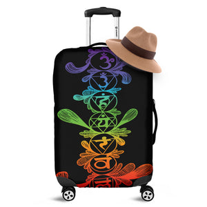 Seven Spiritual Chakras Print Luggage Cover