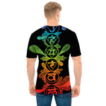 Seven Spiritual Chakras Print Men's T-Shirt