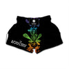 Seven Spiritual Chakras Print Muay Thai Boxing Shorts