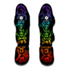 Seven Spiritual Chakras Print Muay Thai Shin Guard