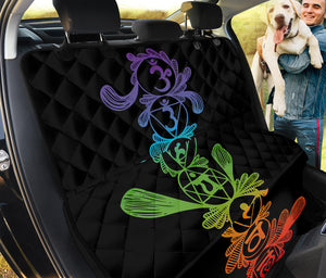 Seven Spiritual Chakras Print Pet Car Back Seat Cover