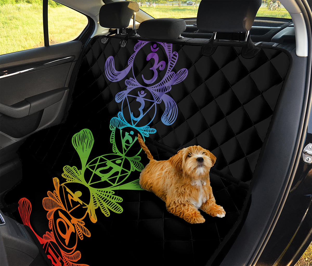 Seven Spiritual Chakras Print Pet Car Back Seat Cover