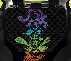 Seven Spiritual Chakras Print Pet Car Back Seat Cover