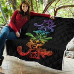 Seven Spiritual Chakras Print Quilt