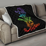 Seven Spiritual Chakras Print Quilt