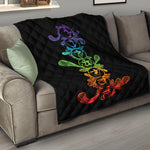 Seven Spiritual Chakras Print Quilt