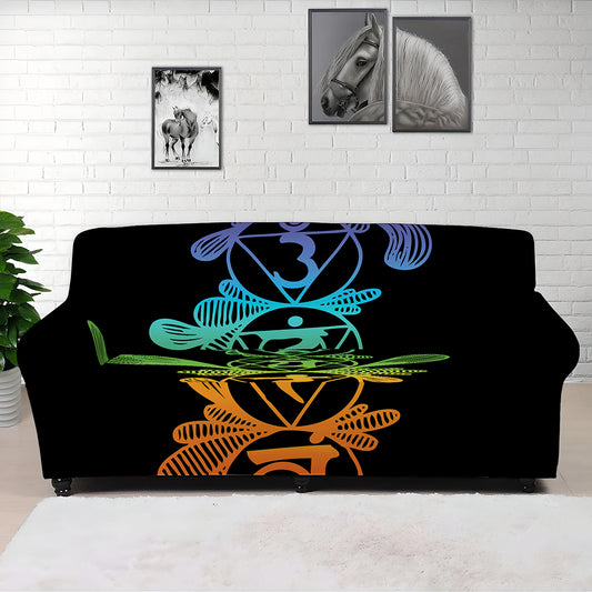 Seven Spiritual Chakras Print Sofa Cover