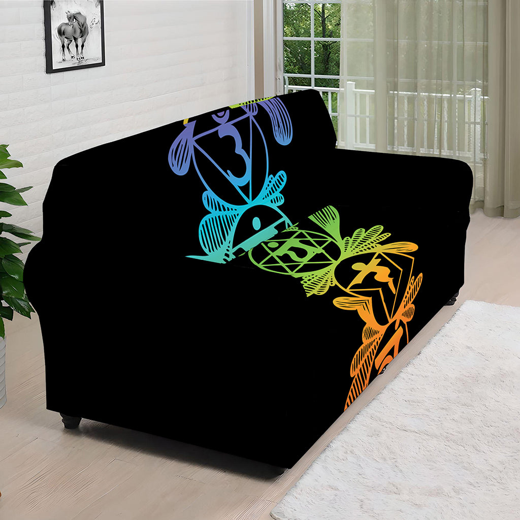 Seven Spiritual Chakras Print Sofa Cover