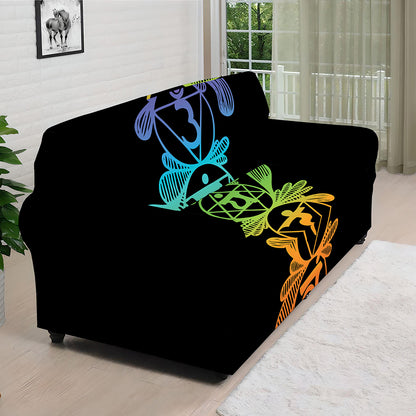 Seven Spiritual Chakras Print Sofa Cover