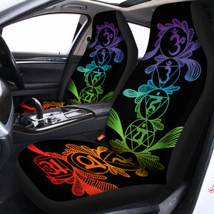 Seven Spiritual Chakras Print Universal Fit Car Seat Covers