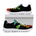 Seven Spiritual Chakras Print White Running Shoes