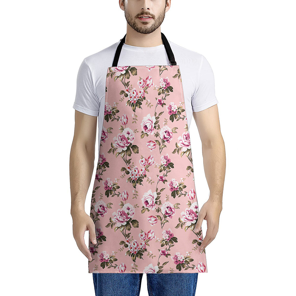 Shabby Chic Vintage Floral Print Apron