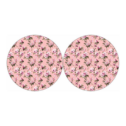 Shabby Chic Vintage Floral Print Car Coasters