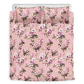 Shabby Chic Vintage Floral Print Duvet Cover Bedding Set