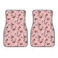 Shabby Chic Vintage Floral Print Front Car Floor Mats