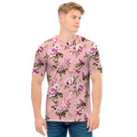 Shabby Chic Vintage Floral Print Men's T-Shirt