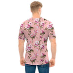 Shabby Chic Vintage Floral Print Men's T-Shirt