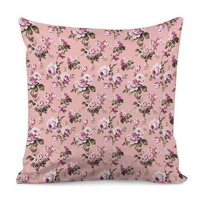 Shabby Chic Vintage Floral Print Pillow Cover