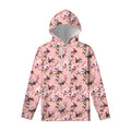 Shabby Chic Vintage Floral Print Pullover Hoodie