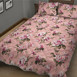 Shabby Chic Vintage Floral Print Quilt Bed Set