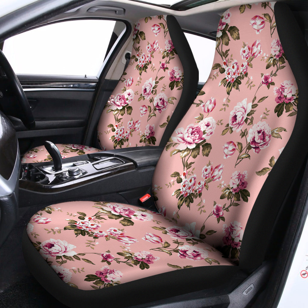Shabby Chic Vintage Floral Print Universal Fit Car Seat Covers