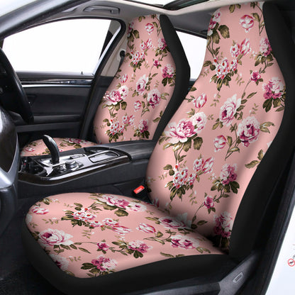 Shabby Chic Vintage Floral Print Universal Fit Car Seat Covers