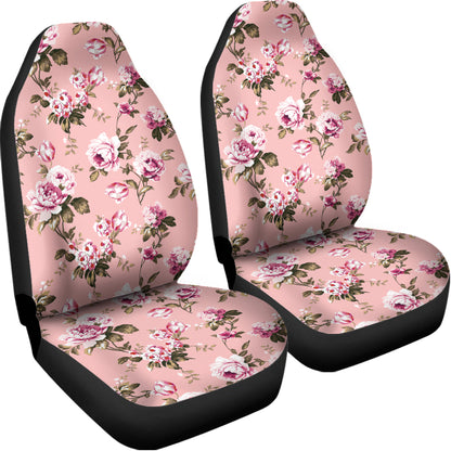 Shabby Chic Vintage Floral Print Universal Fit Car Seat Covers