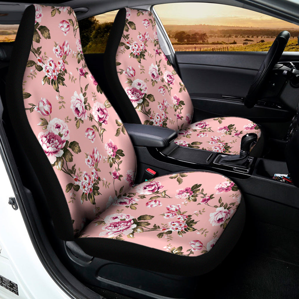 Shabby Chic Vintage Floral Print Universal Fit Car Seat Covers