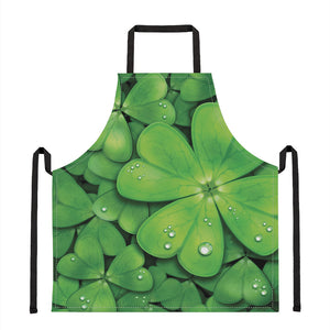 Shamrock Clover St. Patrick's Day Print Apron