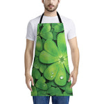 Shamrock Clover St. Patrick's Day Print Apron