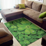 Shamrock Clover St. Patrick's Day Print Area Rug