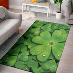 Shamrock Clover St. Patrick's Day Print Area Rug