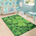 Shamrock Clover St. Patrick's Day Print Area Rug