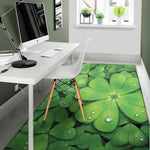 Shamrock Clover St. Patrick's Day Print Area Rug