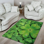 Shamrock Clover St. Patrick's Day Print Area Rug