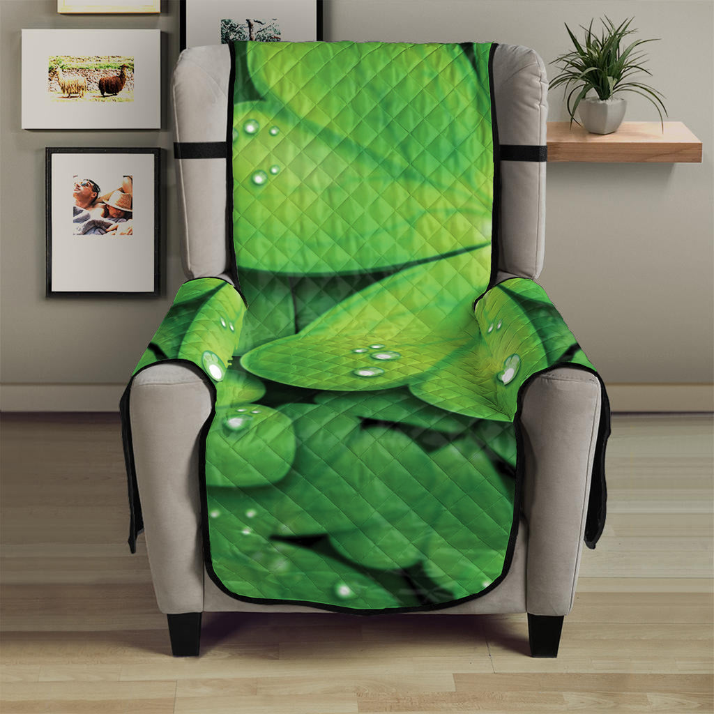 Shamrock Clover St. Patrick's Day Print Armchair Protector