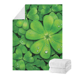 Shamrock Clover St. Patrick's Day Print Blanket