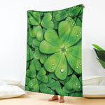 Shamrock Clover St. Patrick's Day Print Blanket