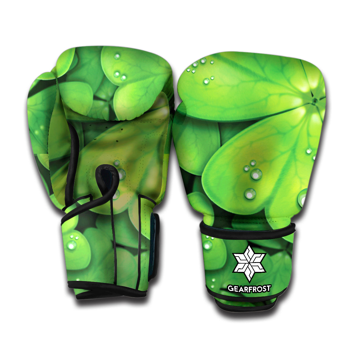 Shamrock Clover St. Patrick's Day Print Boxing Gloves