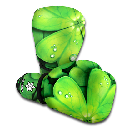 Shamrock Clover St. Patrick's Day Print Boxing Gloves